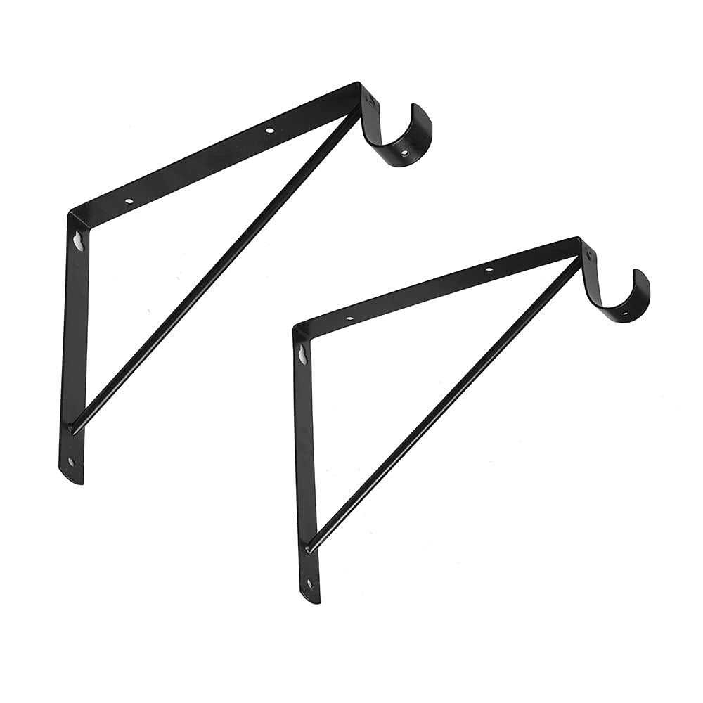 Dewell Shelf and Rod Brackets - Inhomebuy