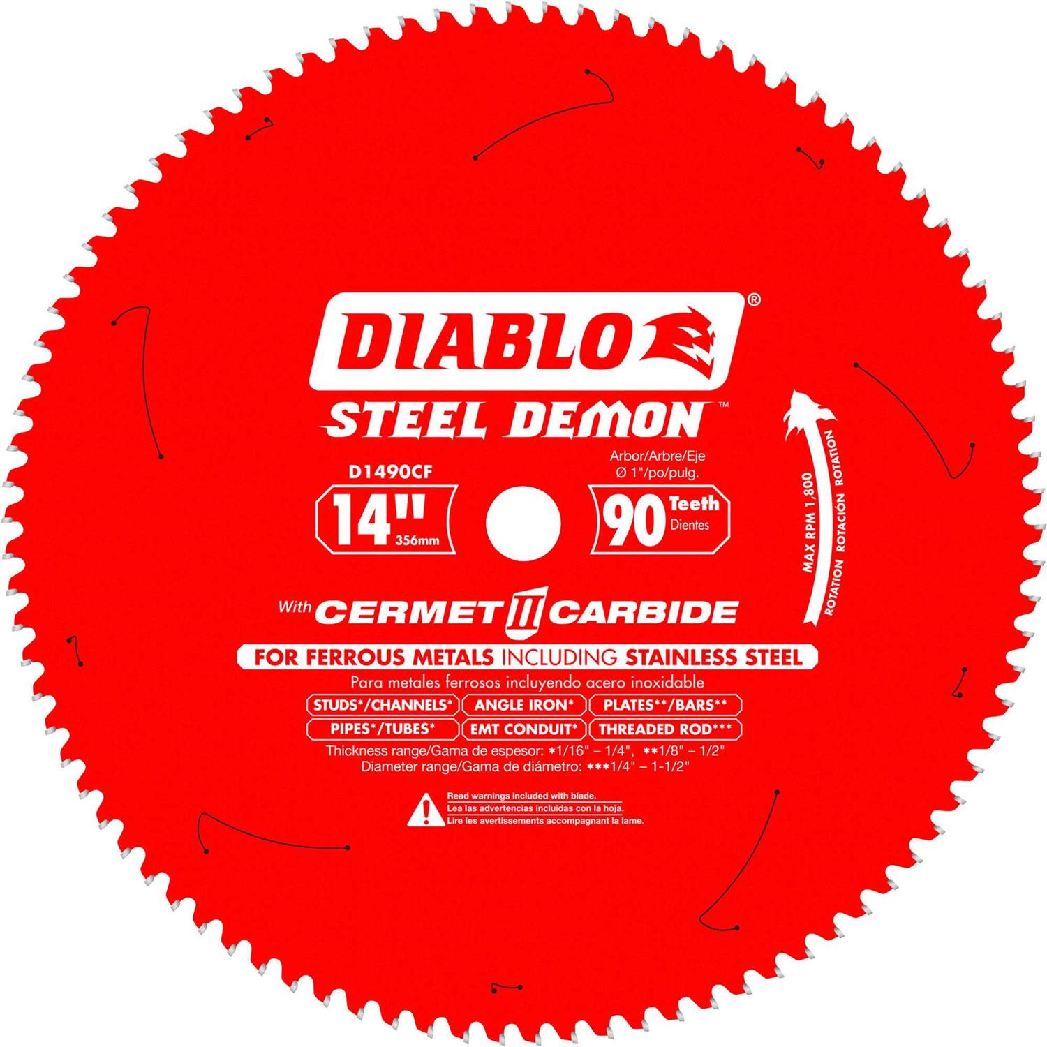 Diablo D1284CD 12 84 Tooth Circular Saw Blade - Inhomebuy