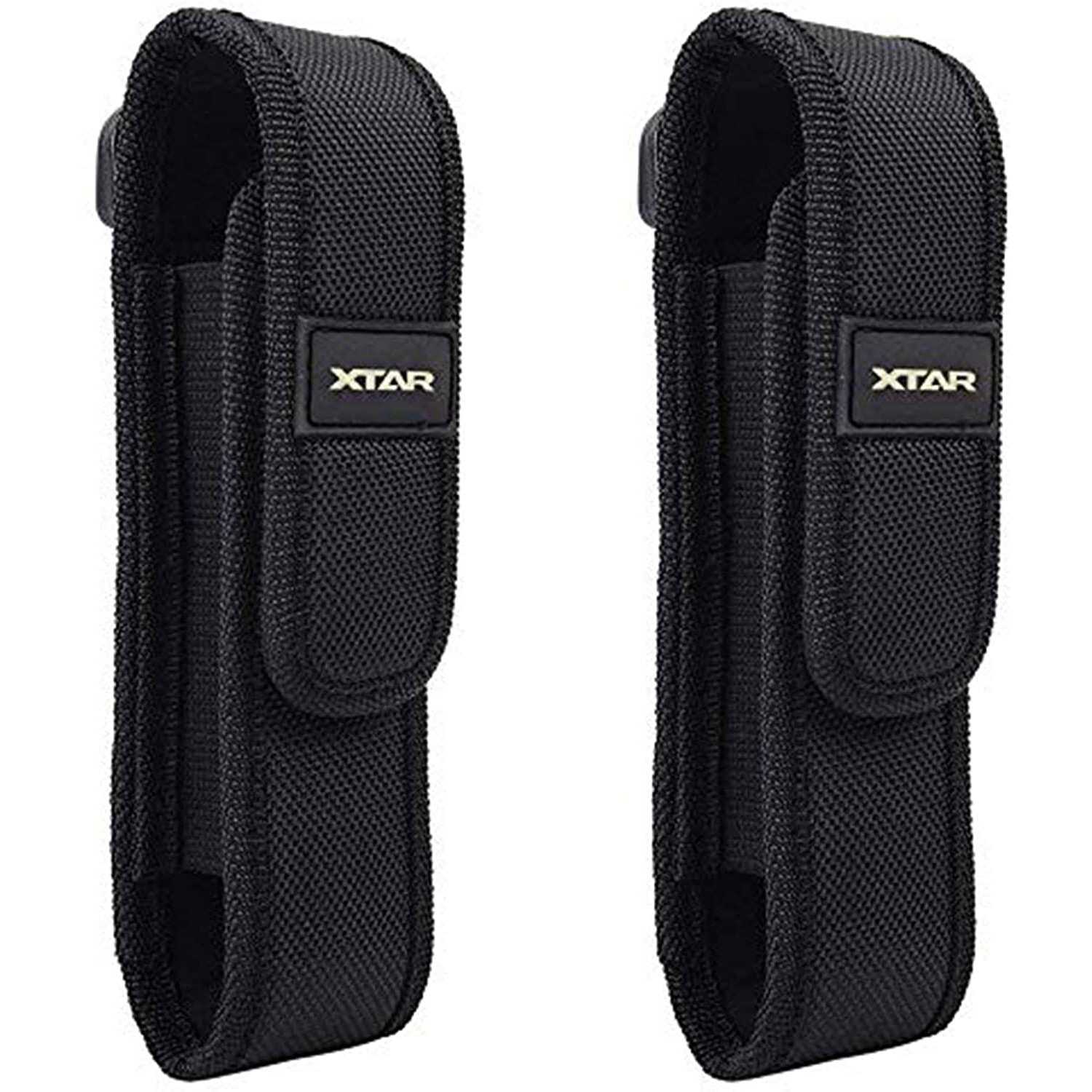 XTAR 2-Pack Flashlight Pouch Holster Holder for 5.9-8.2 Flash Light Compatible with FENIX UC30 UC35 E35 Surefire G2X 6P 6PX E2L UltraFire 501B 502B - Inhomebuy