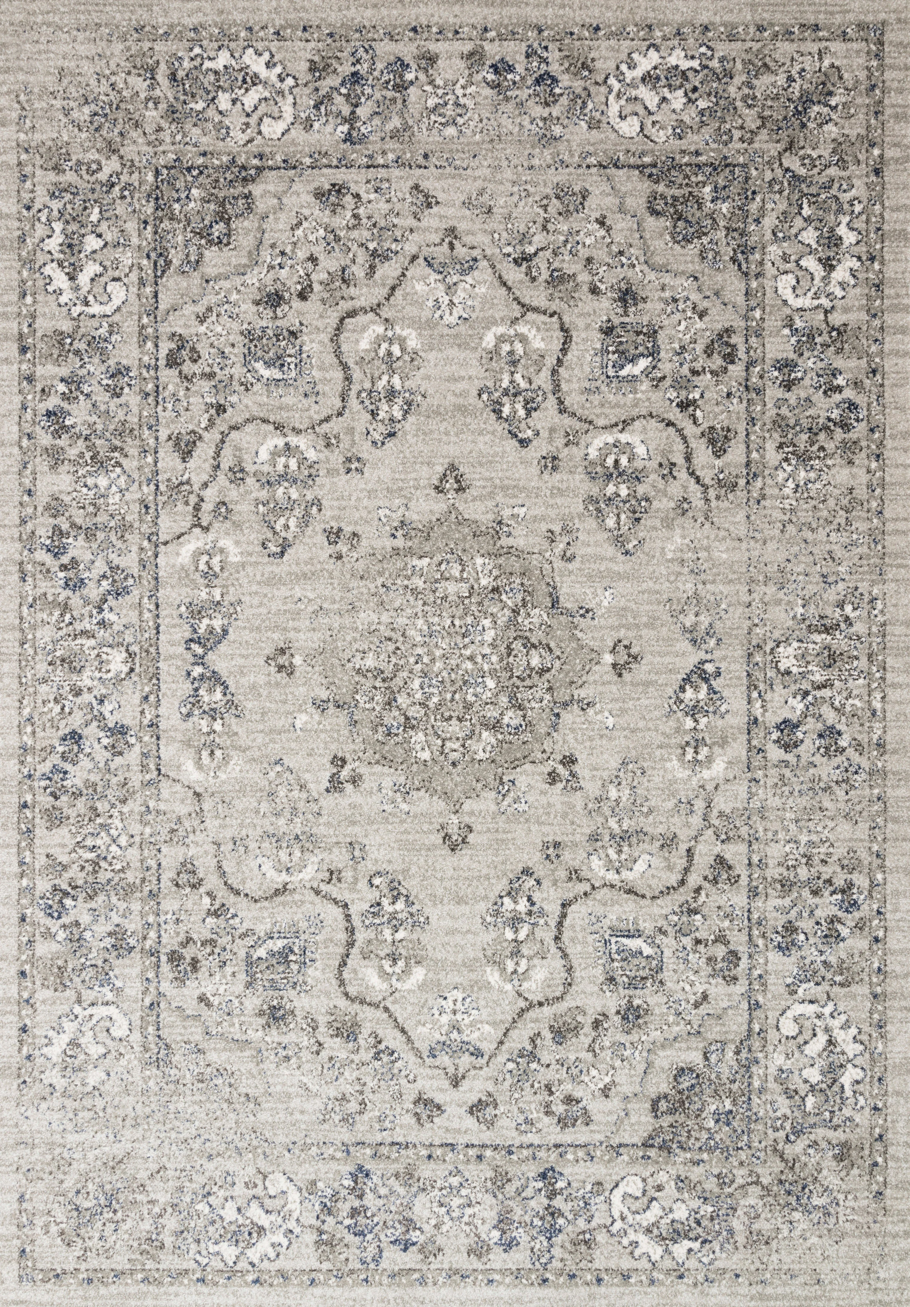 Loloi Rugs Joaquin Collection Rug in Dove, Grey - 9'6