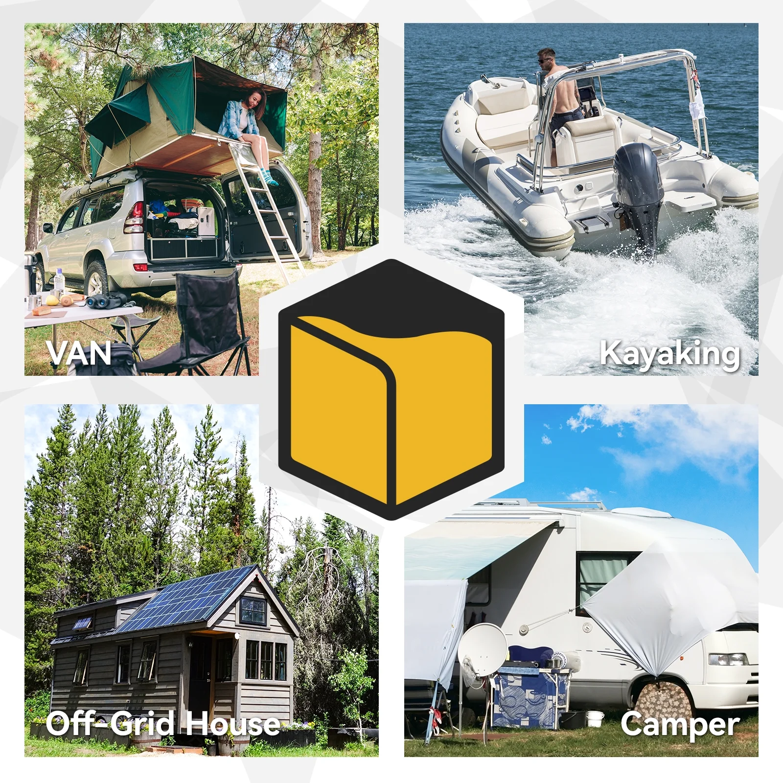 Power Queen 12V 100Ah Premium LiFePO4 Battery Fits Group 24 Battery Box, 1280Wh Lithium Battery with 100A BMS, Perfect for Trailer RV, Marine, Solar Power System - Inhomebuy