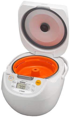 Tiger Rice Cooker: 5.5 cup, multi-function, white | JBV-S10U - Inhomebuy
