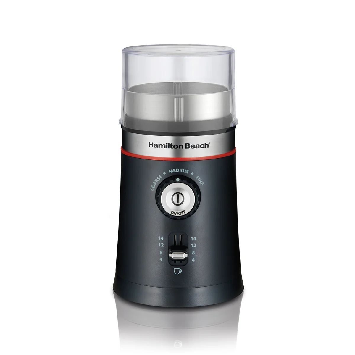 Hamilton Beach Coffee Grinder: 14-cup, s/s bowl, black | 80393C - Inhomebuy