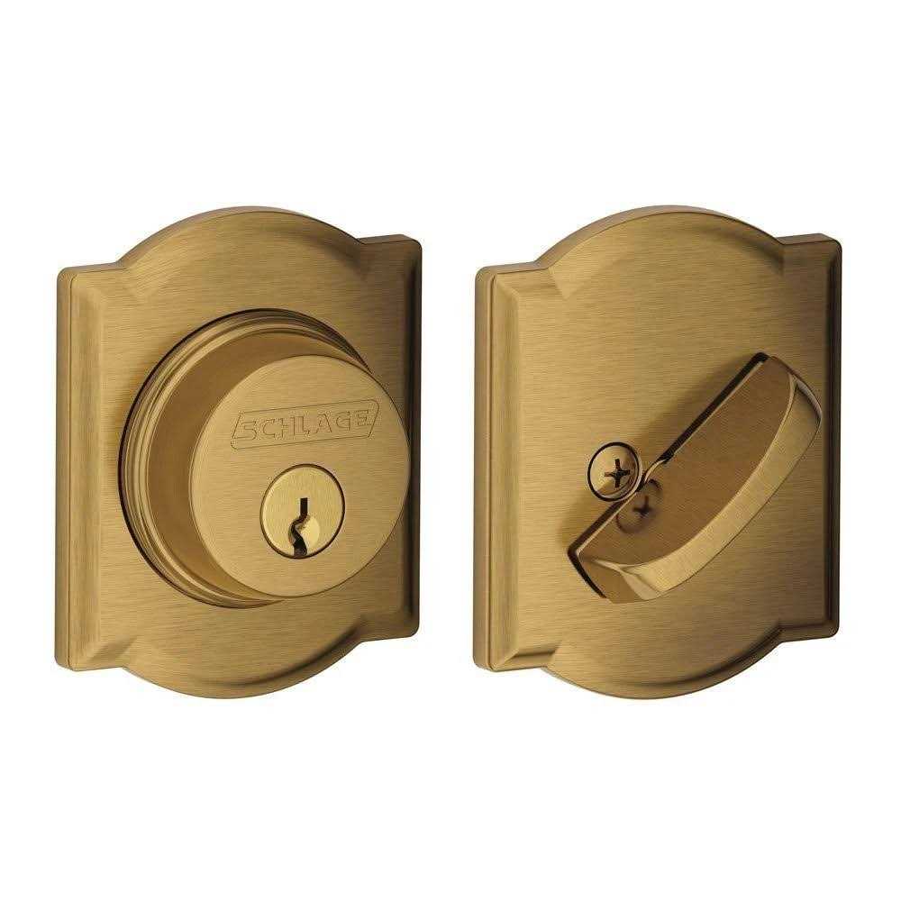 Schlage Camelot Single Cylinder Deadbolt - Inhomebuy