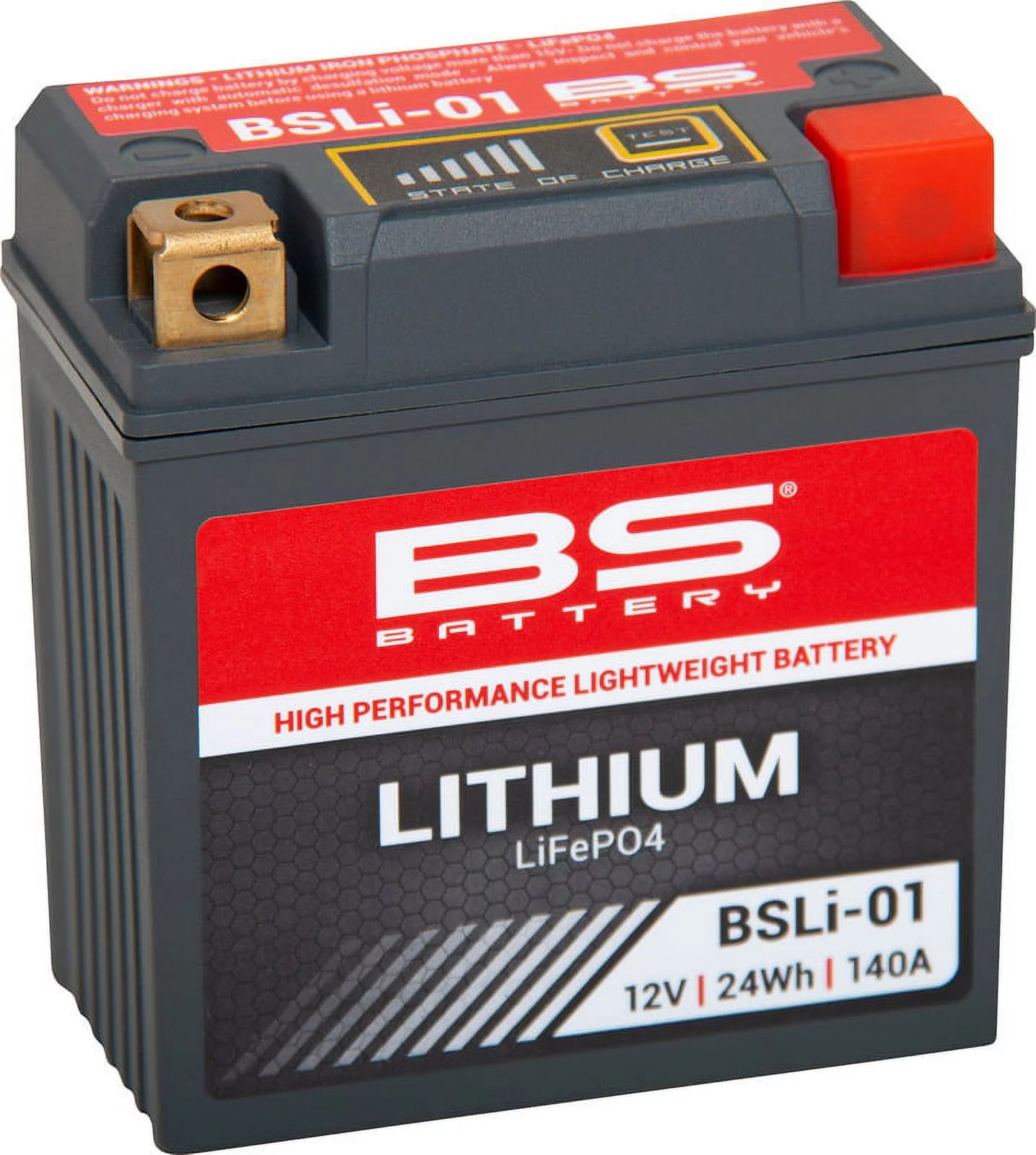 BS Battery BSLI-01 Lithium Battery for Motorcycle, ATV, UTV, Powersport Vehicle - Inhomebuy