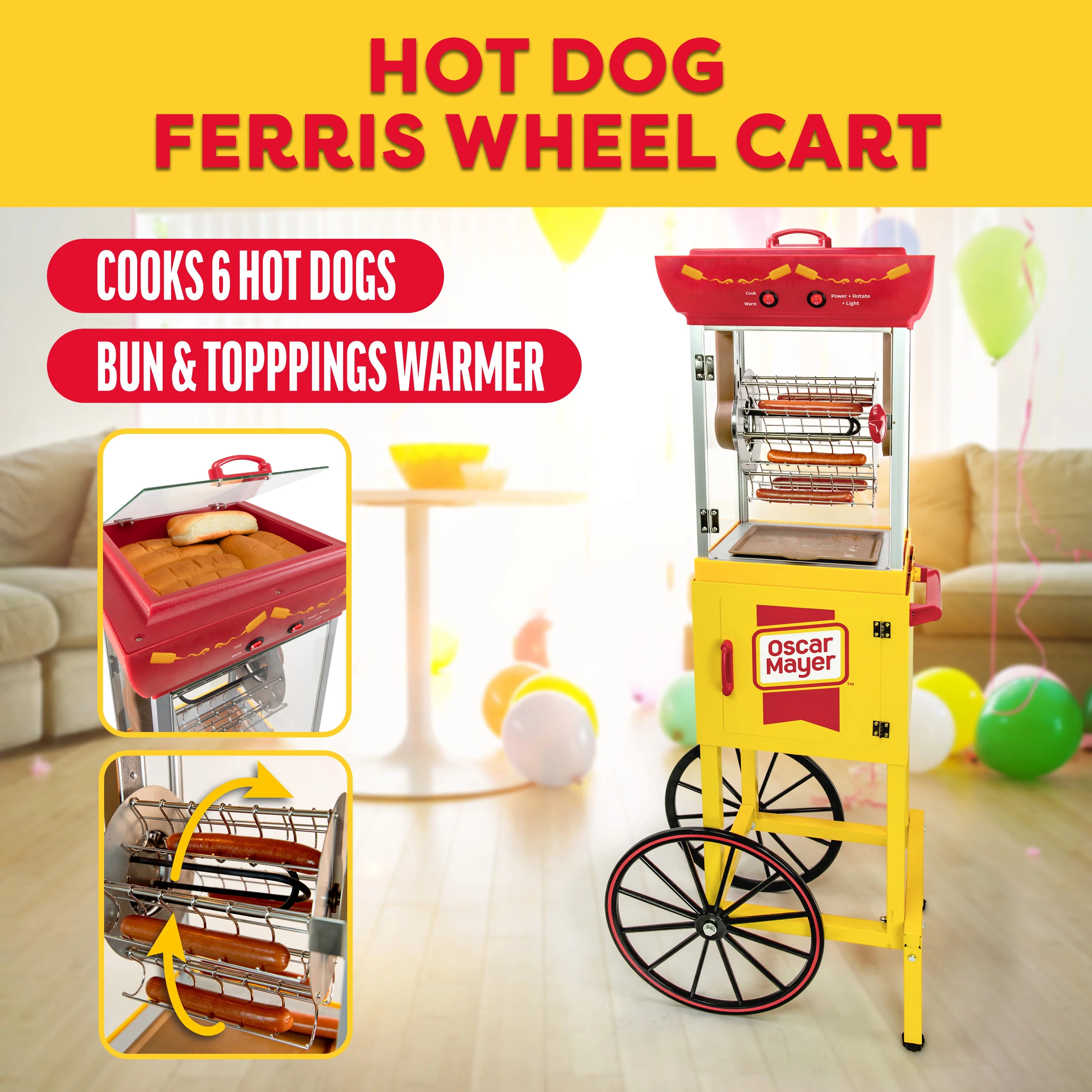 Oscar Mayer Hot Dog Ferris Wheel Cart - Inhomebuy