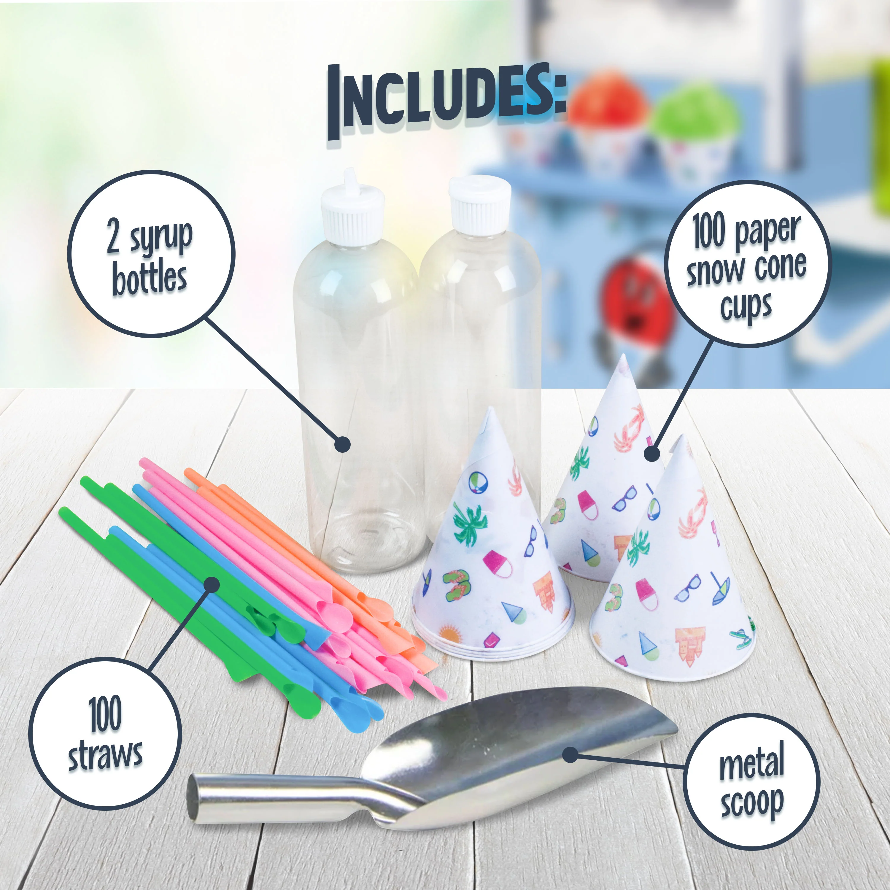 54-Inch Tall Snow Cone Cart - Inhomebuy