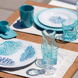 Mare - Flat Plate - Blue - Set 6 pcs - Inhomebuy