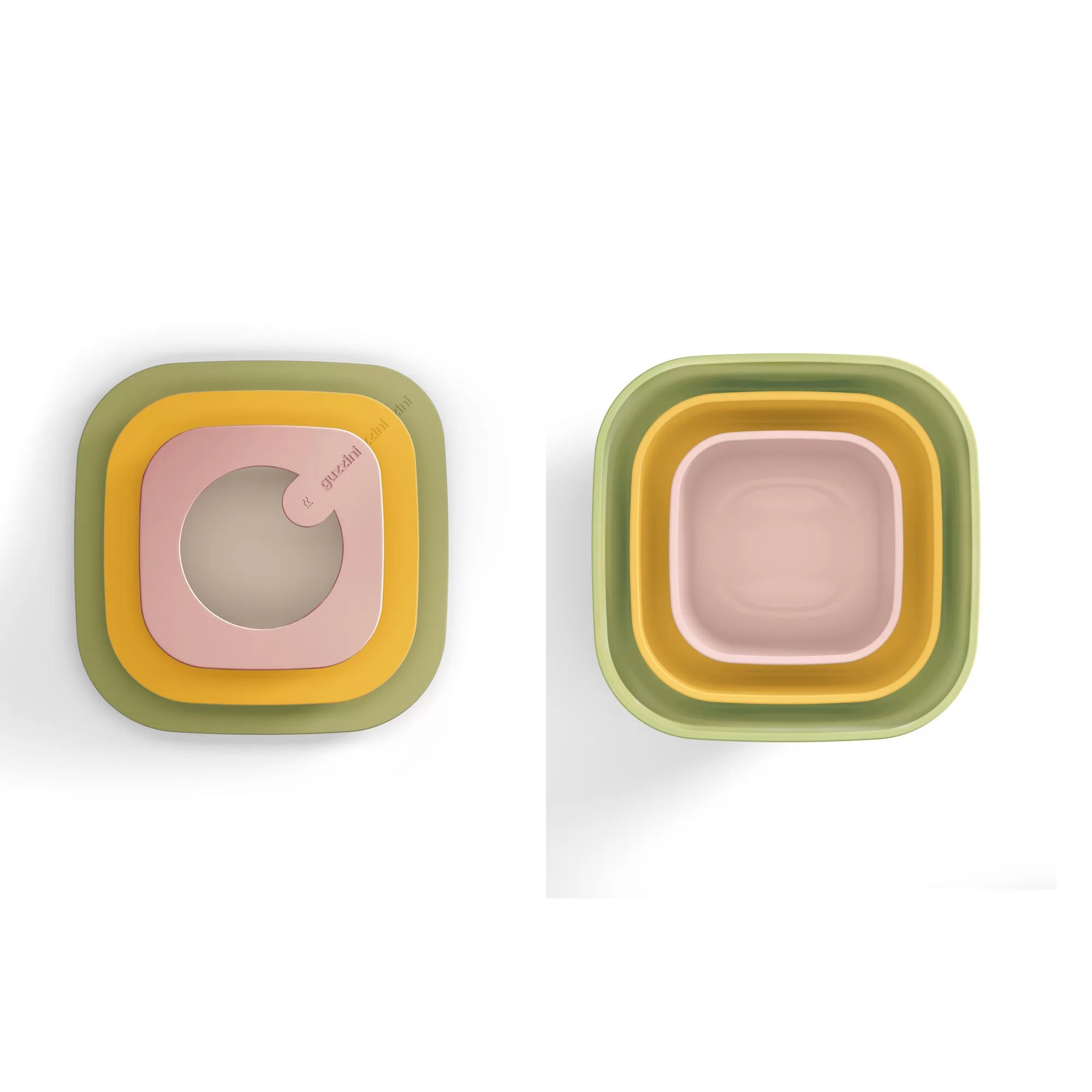 L STORE&MORE - Shallow airtight fridge/freezer/microwave containers 1900cc Peach blossom pink - Inhomebuy