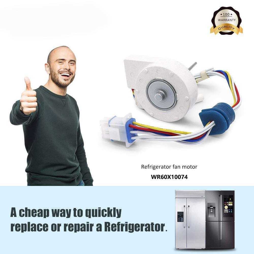 Wr Refrigerator Evaporator Fan Motor Replacement by BlueStars Fits Ge Hotpoint Fridges - Inhomebuy
