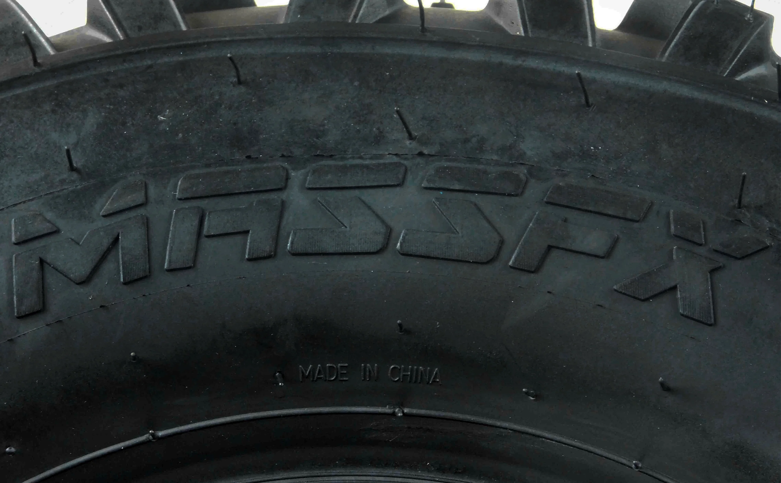 MASSFX 23x11-10 6 Ply Golf Cart Tire 23x11x10 & Black Wheel Kit A238 10x7 4/101.6 - Inhomebuy