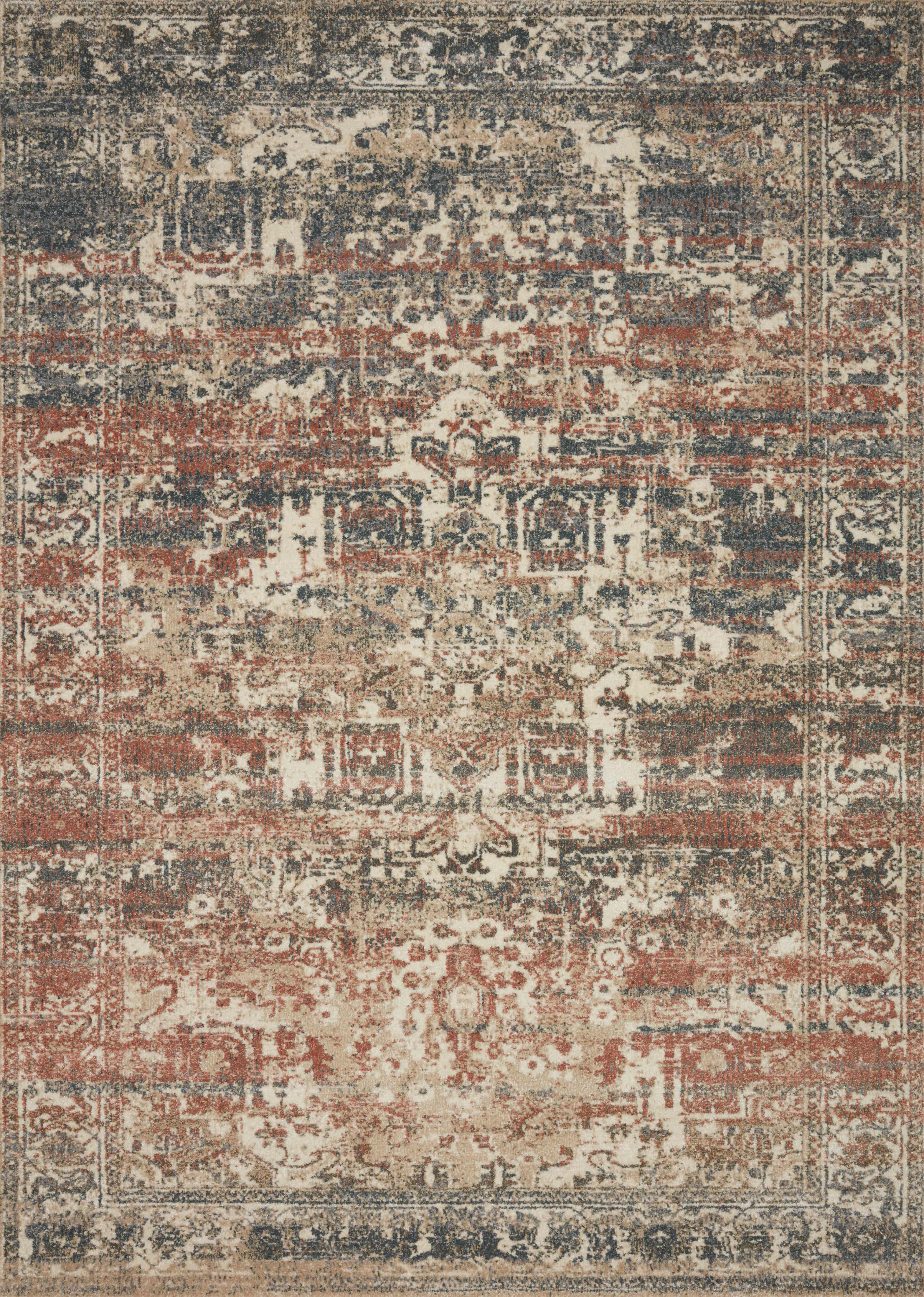Loloi Rugs Jasmine Collection Rug in Natural, Multi - 7'10