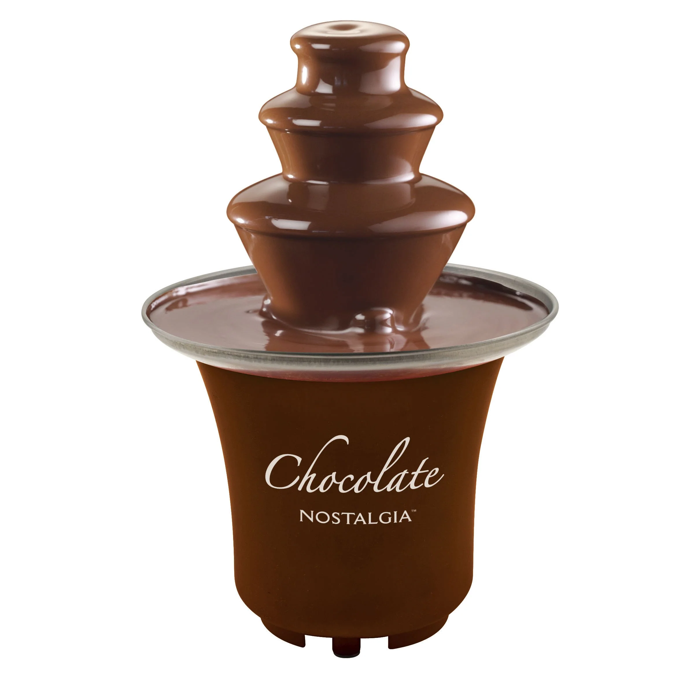 3-Tier 1/2-Pound Chocolate Fondue Fountain - Inhomebuy