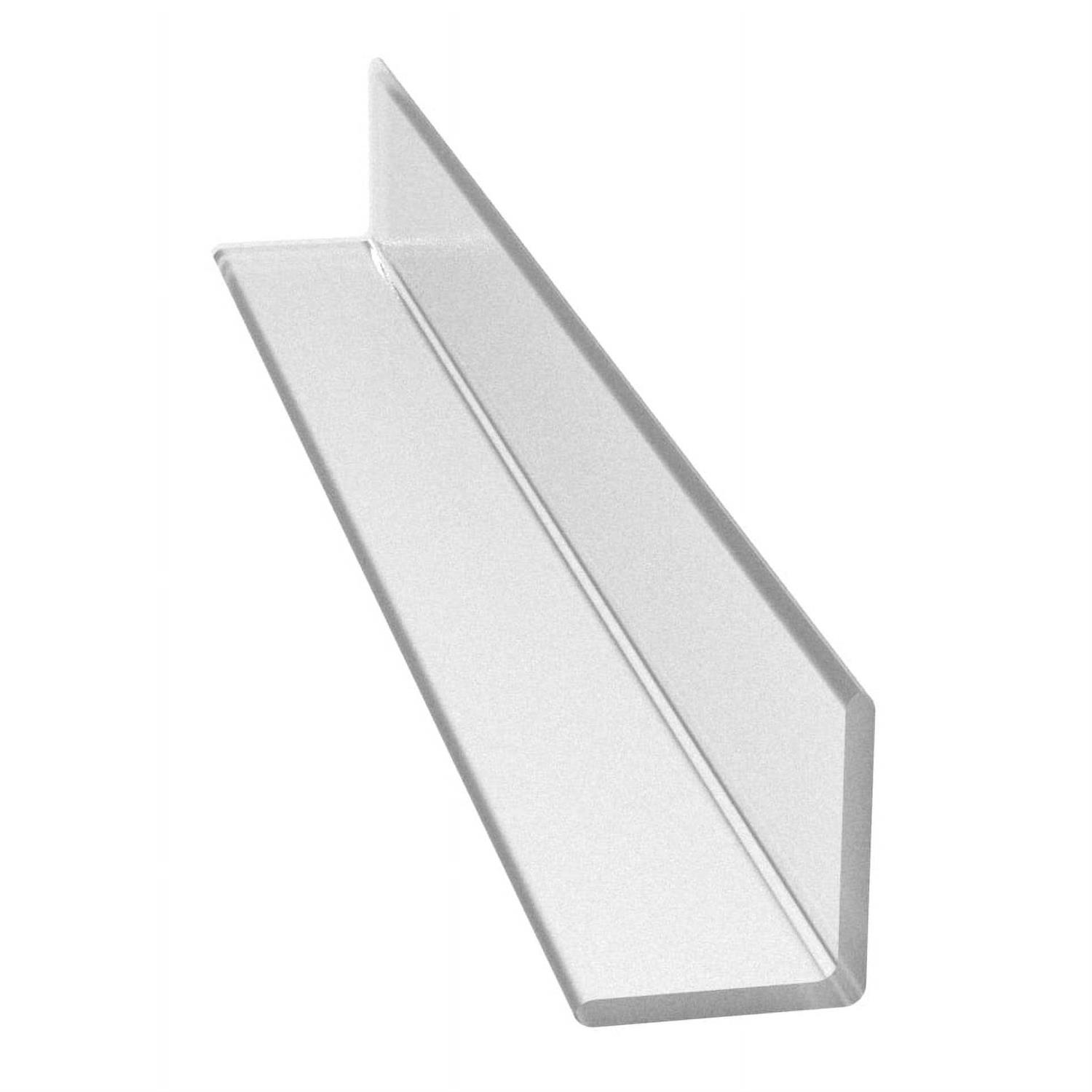 CRL Matte Black 3/8 Fixed Panel Shower Door Deep U-Channel SDCD38MBL - Inhomebuy