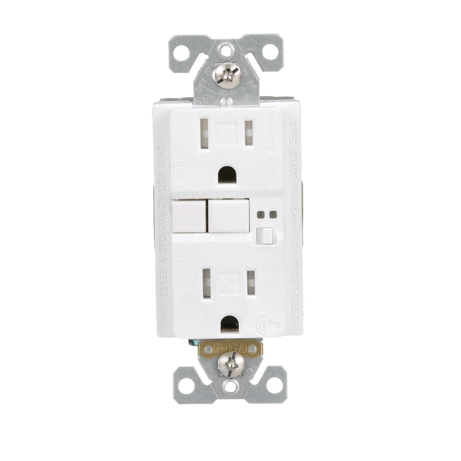 Eaton 15-Amp 125-volt Residential Duplex Outlet - Inhomebuy