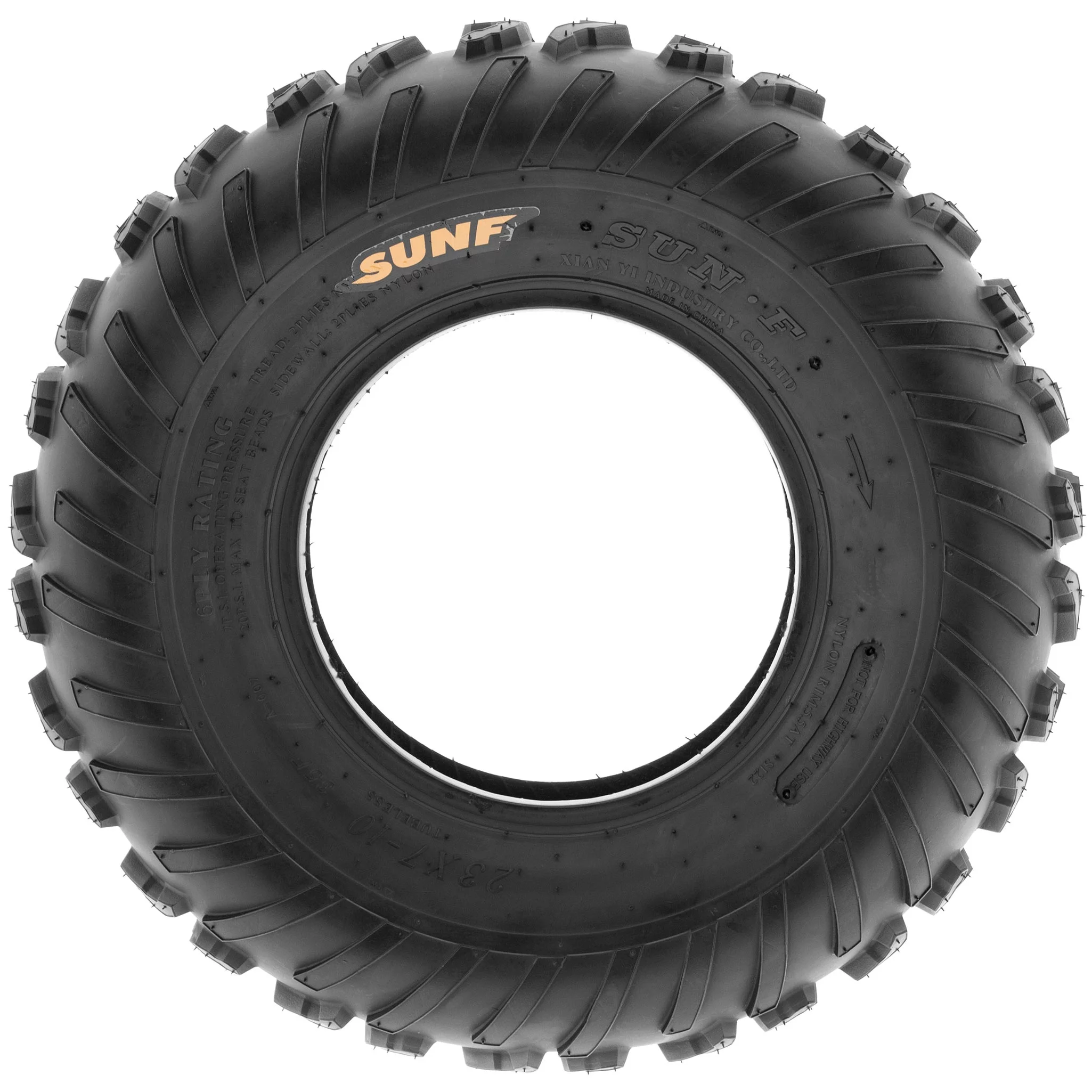 SunF All Trail ATV UTV Tires 23x7-10 6 PR A007 (Single) - Inhomebuy