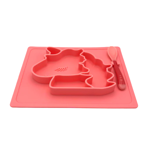 Tootsie B Unicorn Silicone Sectioned Plate | 05047 - Inhomebuy