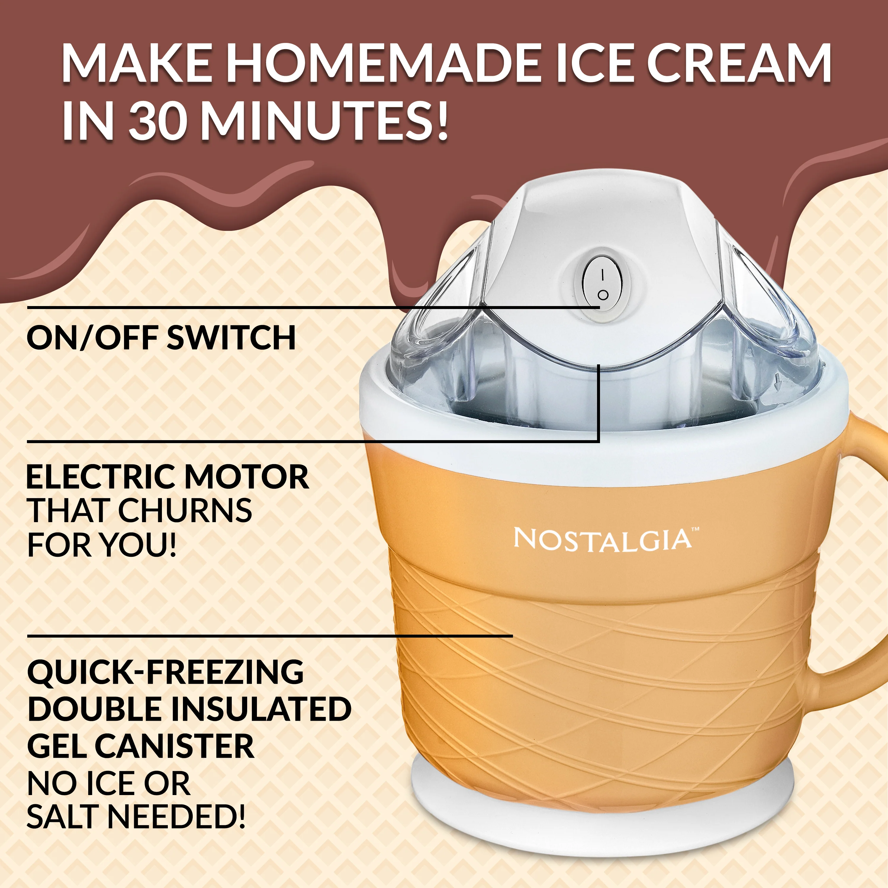 1.5-Pint Electric Ice Cream Maker - Inhomebuy