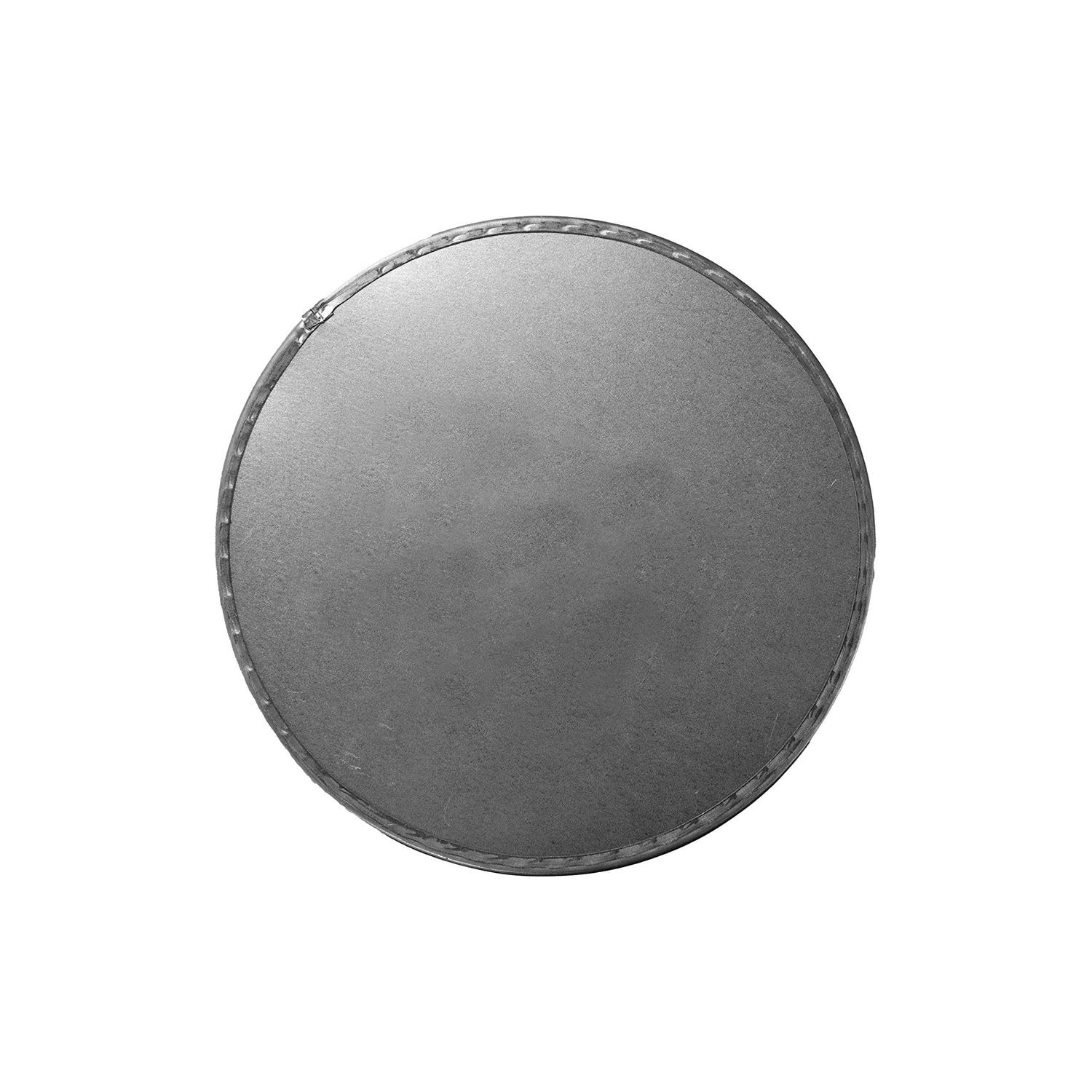 Vent Systems Galvanized Steel End Cap Duct End End Steel Plug - Inhomebuy