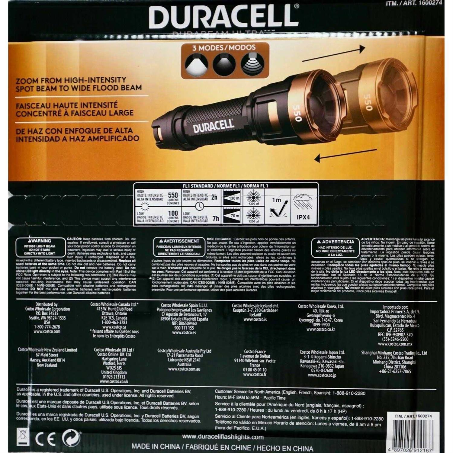 Duracell 575 Lumens COB Headlamp 3 Pack - Inhomebuy