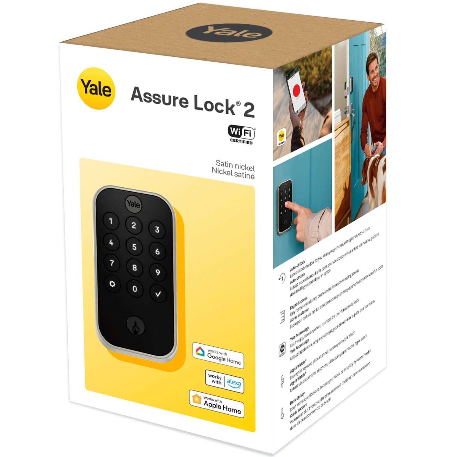 Yale Assure Lock 2 Keypad with Wi-Fi - Inhomebuy