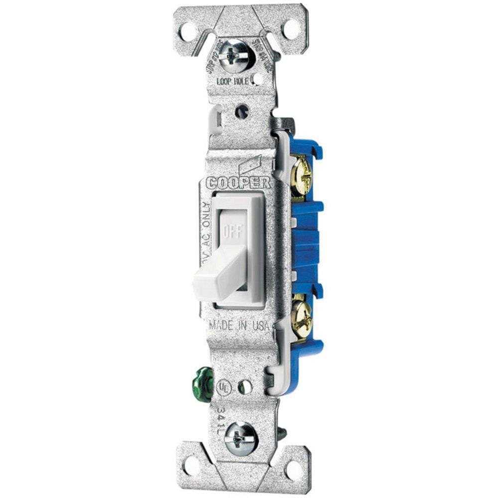 Eaton 15-Amp Single-Pole Toggle Light Switch - Inhomebuy
