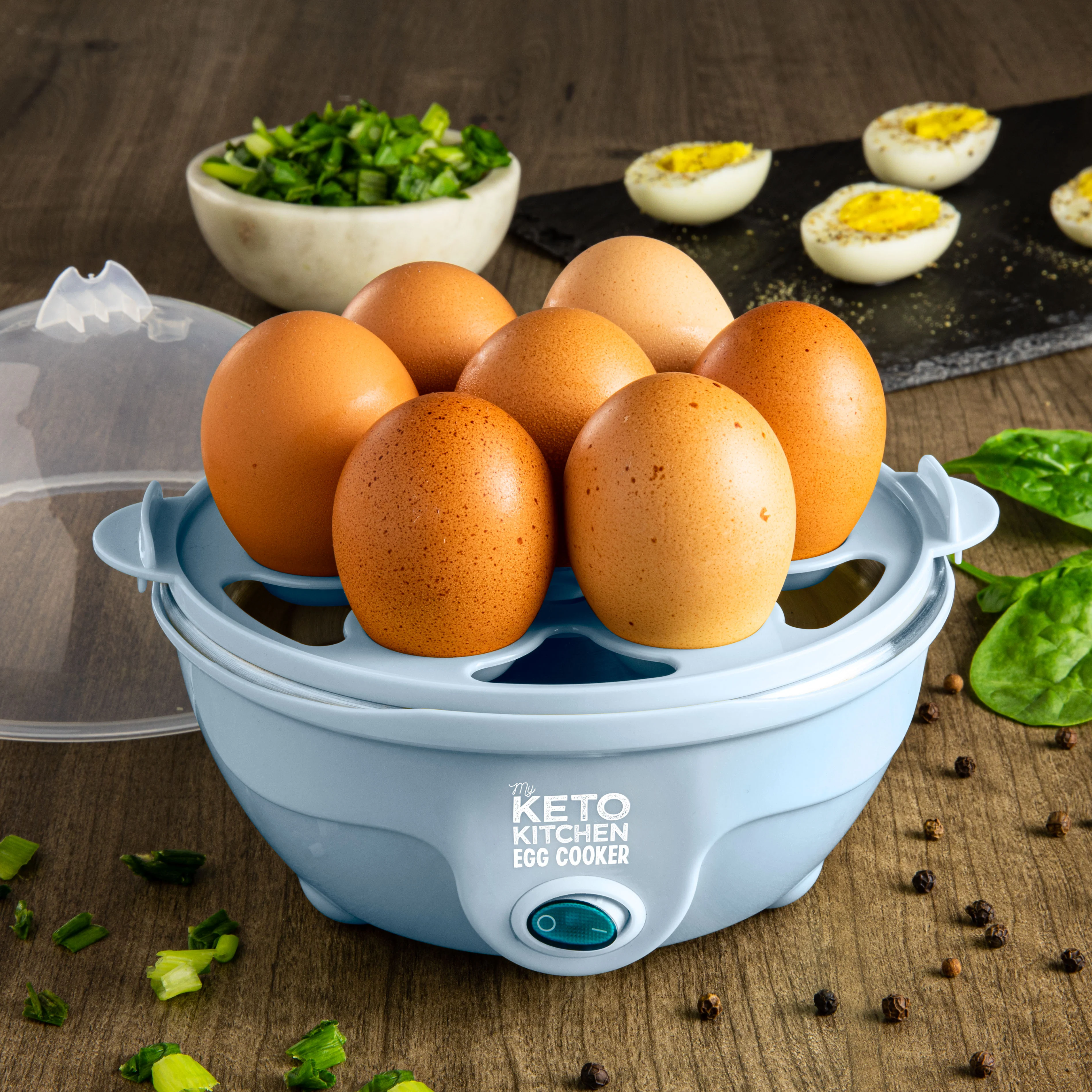 My Keto Kitchen Electric 7-Egg Cooker, Kiln - Inhomebuy