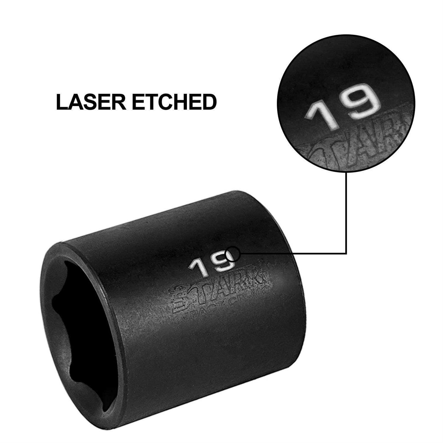 VEVOR Impact Socket Set 1/2 Inches 26 Piece Impact Sockets Socket - Inhomebuy