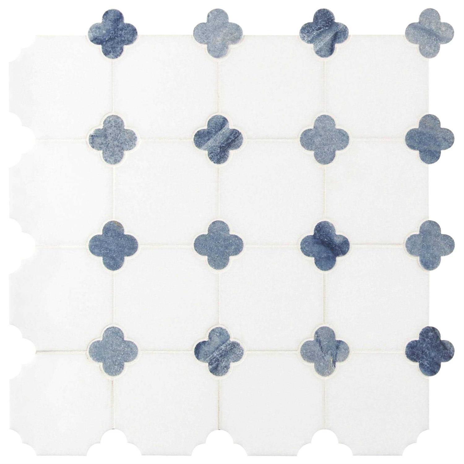 MSI Azila Encaustic 8 in. x 8 in. Matte Porcelain Floor and Wall Tile - Inhomebuy