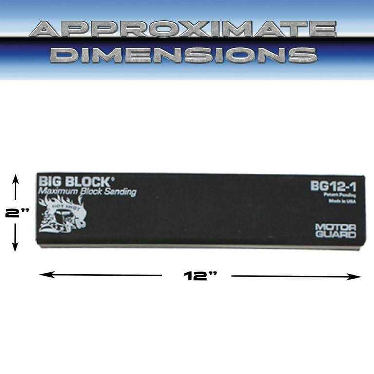 Motor Guard AP-6 Flexi-Block Sanding Bars Assortment Kit - Inhomebuy