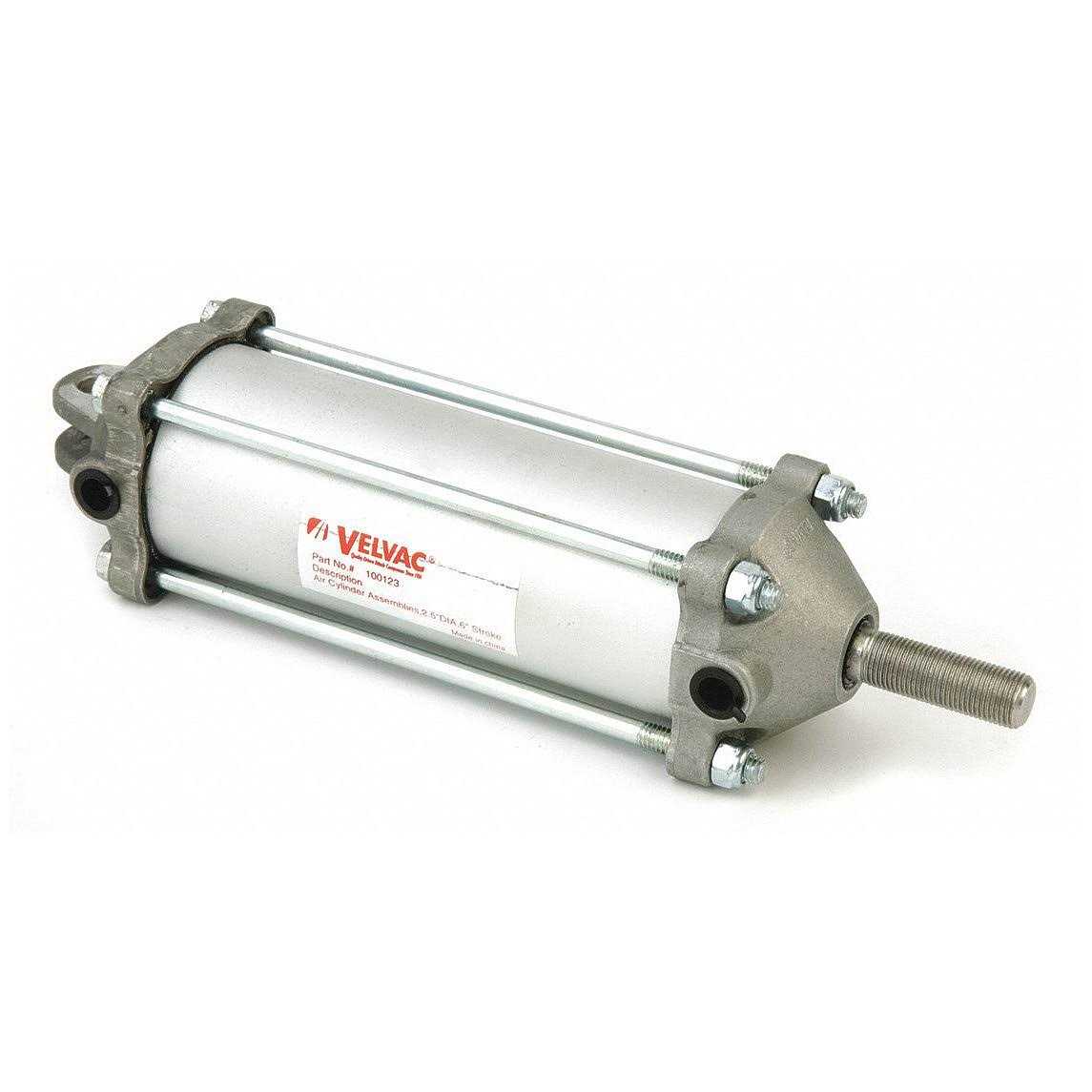 Velvac Air Cylinder 2 1/2 in Bore - Inhomebuy