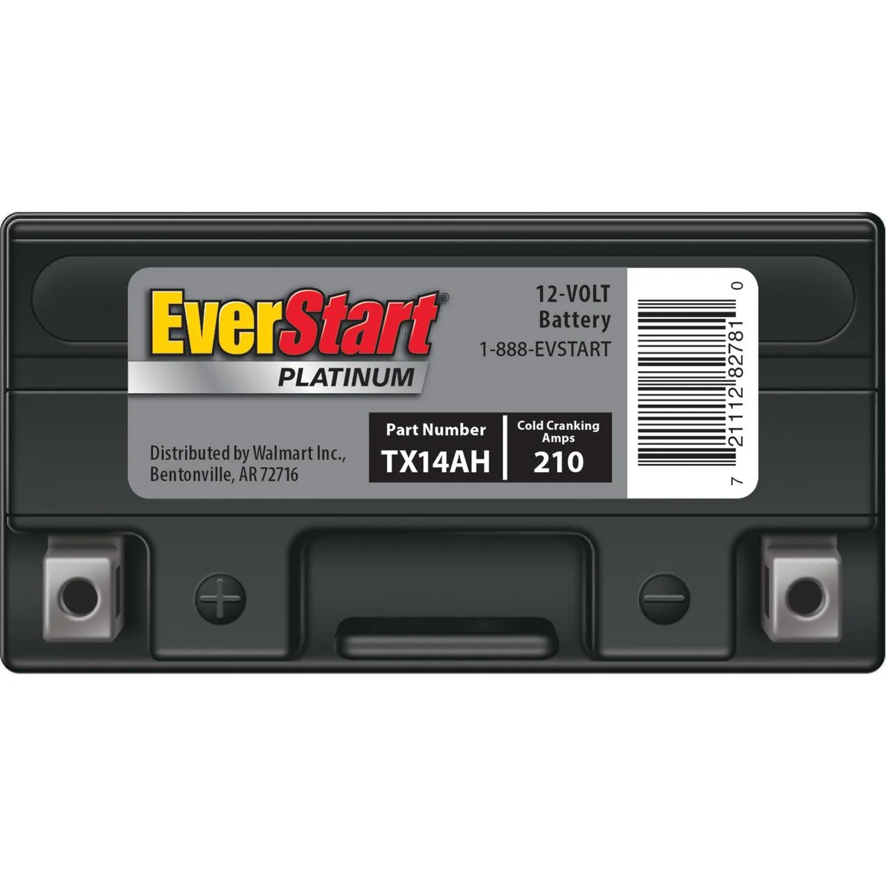 EverStart Premium AGM PowerSport Battery, Group Size TX14AH 12 Volt, 220 CCA - Inhomebuy