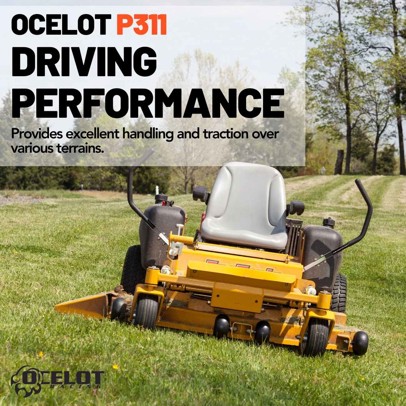 Ocelot Sport Quad ATV /UTV Tire All Terrain Bounty Hunter of fun 18x9.5-8 P311 - Inhomebuy