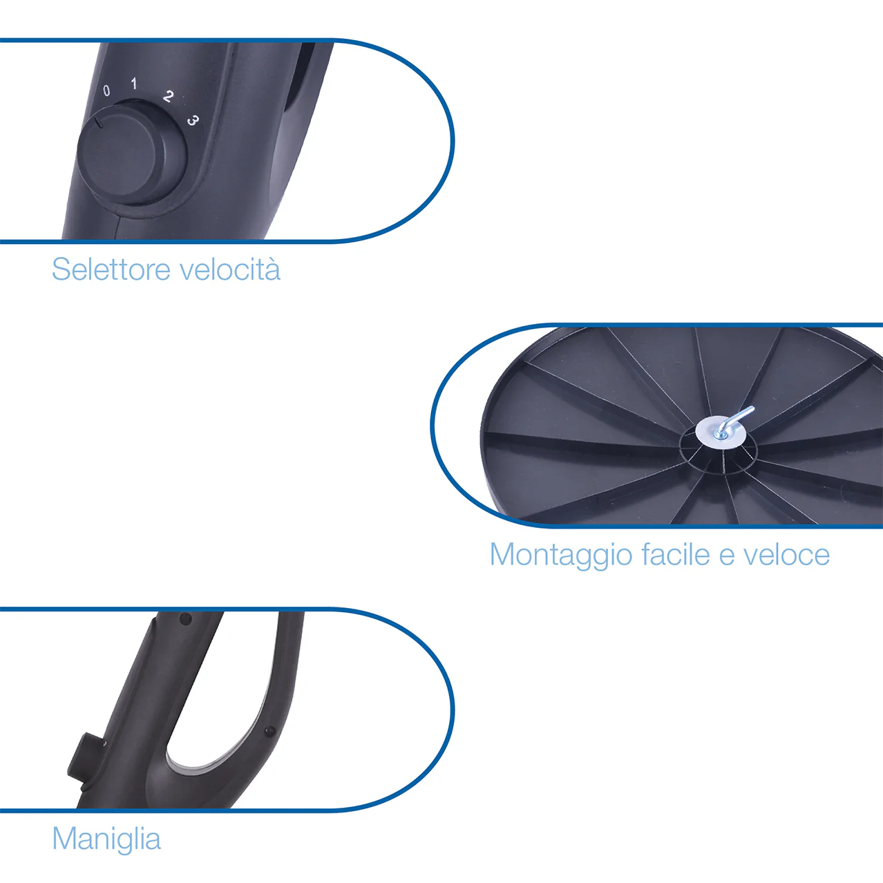 Easy 41PB Plus �?Pedestal Fan - Inhomebuy