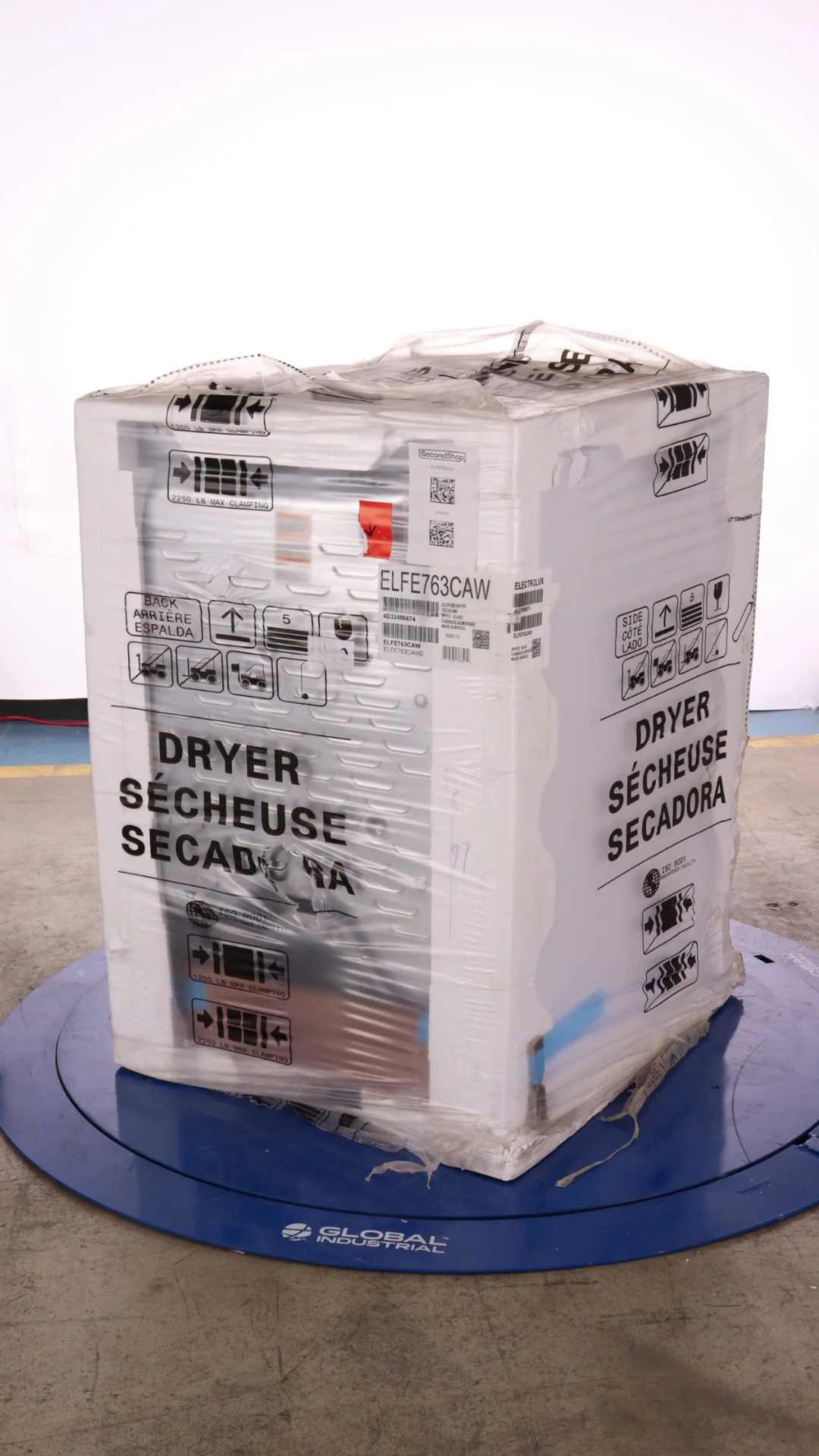 ELECTROLUX 5 SERIES 8.0 CU FT. ELECTRIC FRONT LOAD DRYER WITH LUXCARE DRY SYSTEM - ELFE753CAW - Inhomebuy