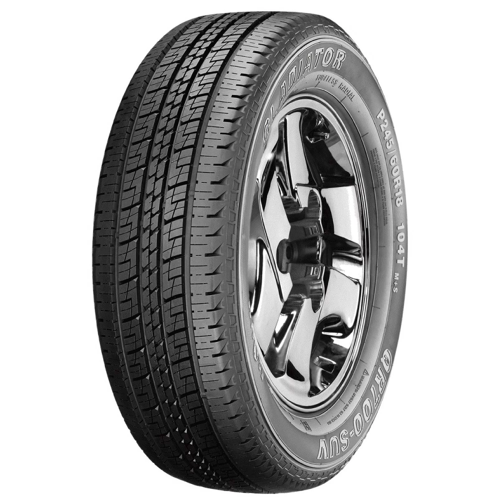 Gladiator QR700-SUV 235/55R19 105V XL A/S All Season Tire Fits: 2010-16 Chevrolet Equinox LTZ, 2017-18 Honda CR-V EX-L - Inhomebuy