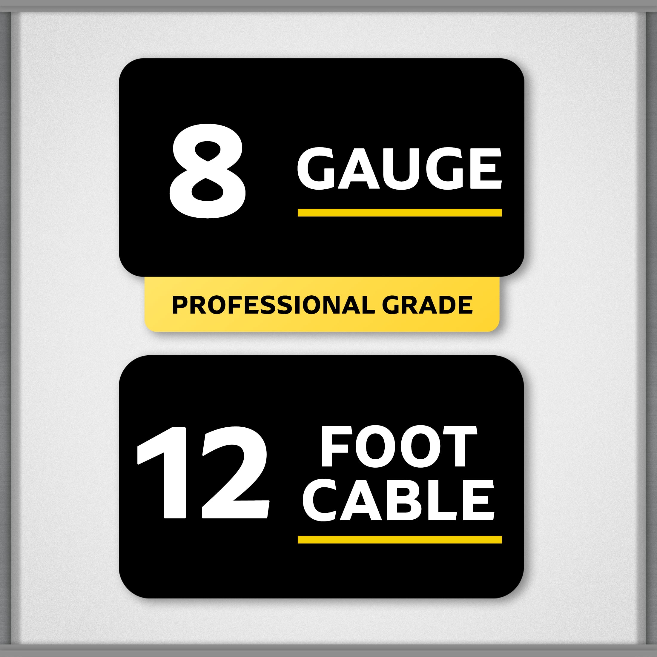 EverStart 8-Gauge Heavy Duty 12-Foot Booster Cables, 165 Amps - Inhomebuy