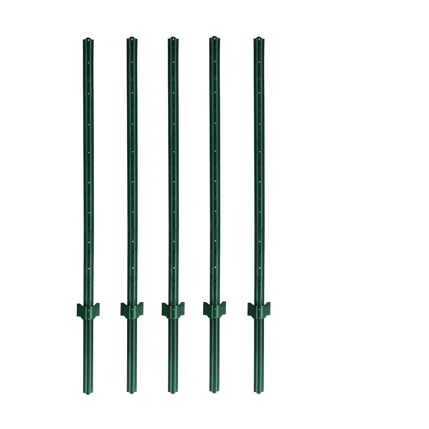 MTB Sturdy Duty Fence Post U Post 5 Feet - Inhomebuy