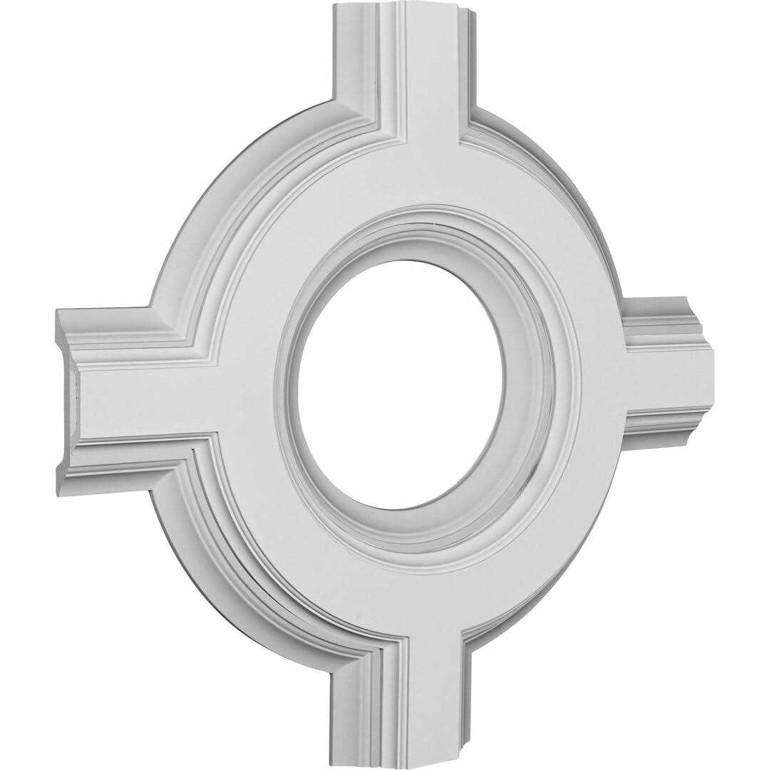 Ekena Millwork 36 x 36 Vertical Surface Mount PVC Gable Vent - Inhomebuy