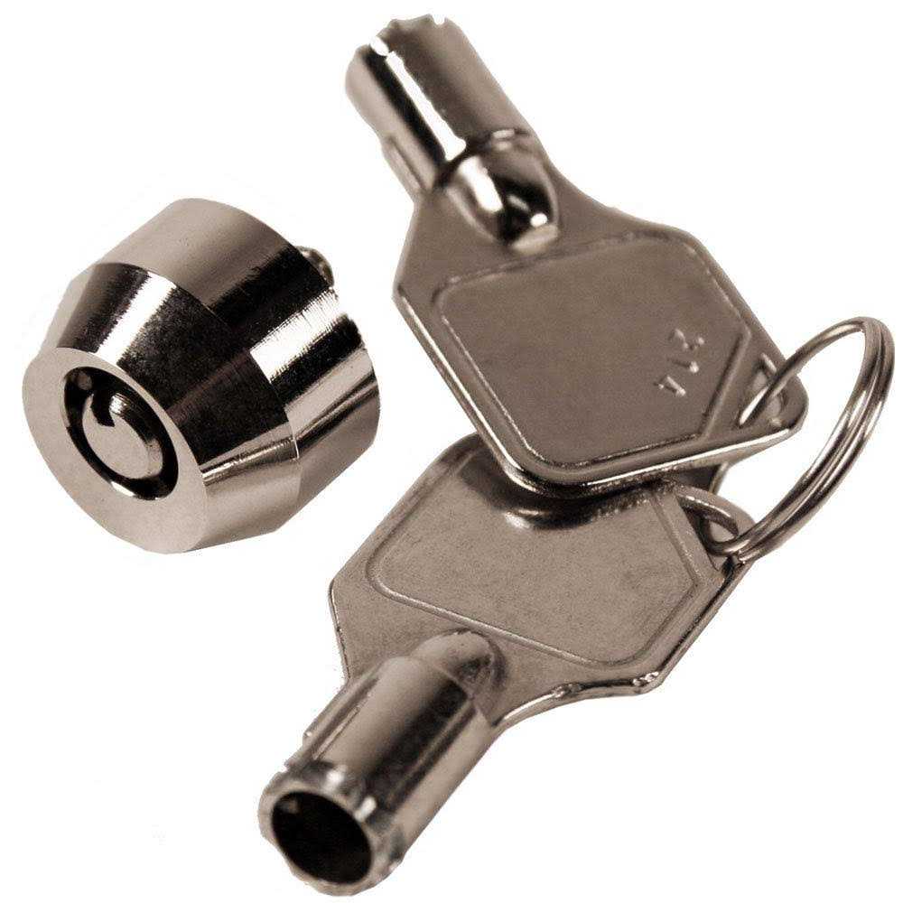 FJM Security 2610B-KA Tubular Push Lock - Inhomebuy