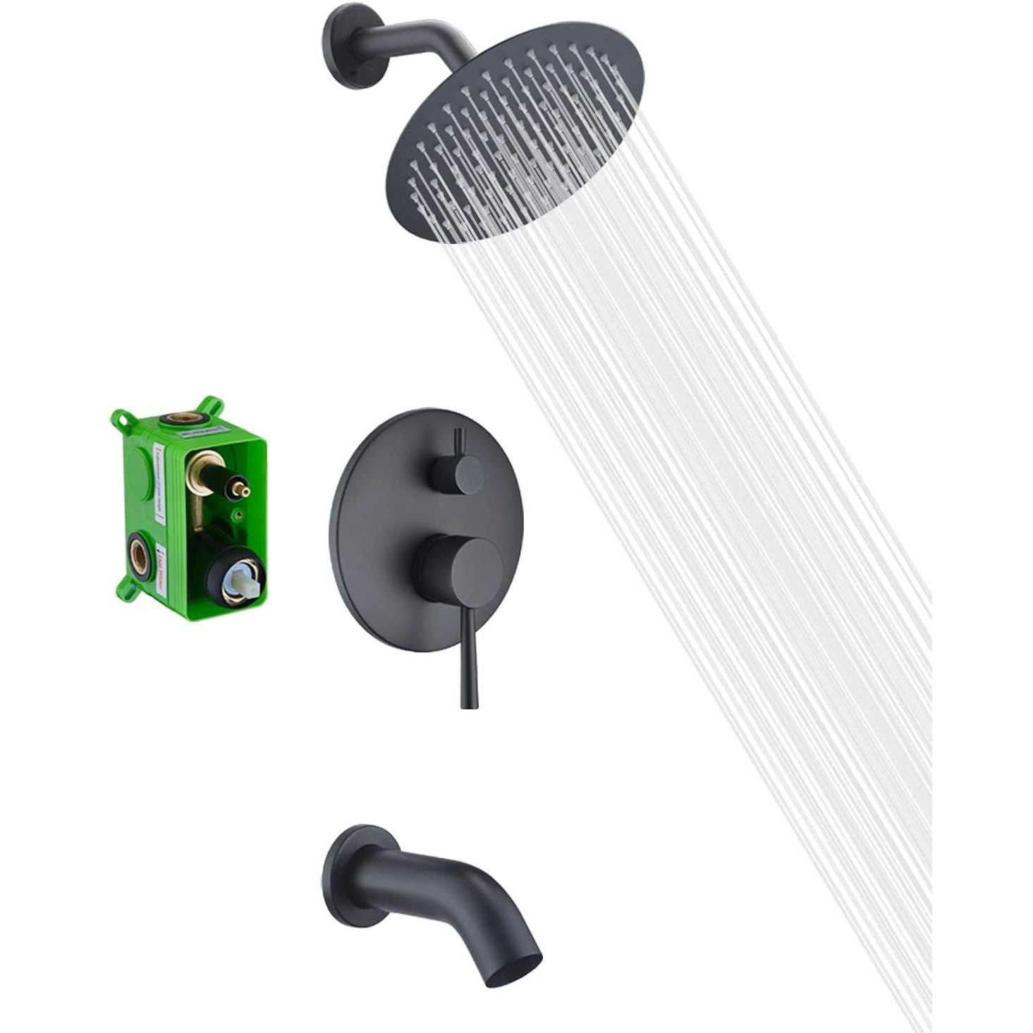 SUMBIN Night Latch Deadbolt Rim Lock,Antique Locks with Keys for Front Door - Inhomebuy