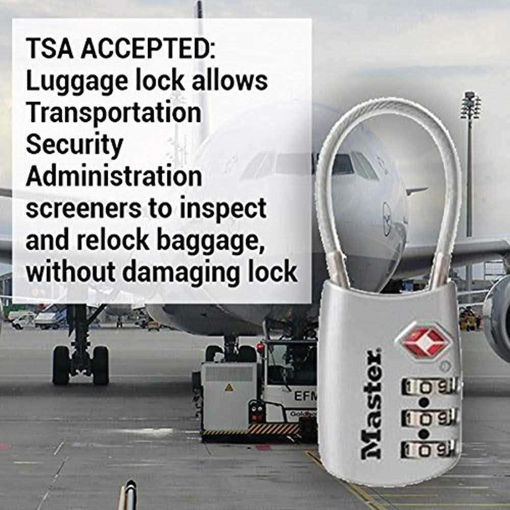 Master Lock TSA Accepted Combination Padlock 4696T - Inhomebuy