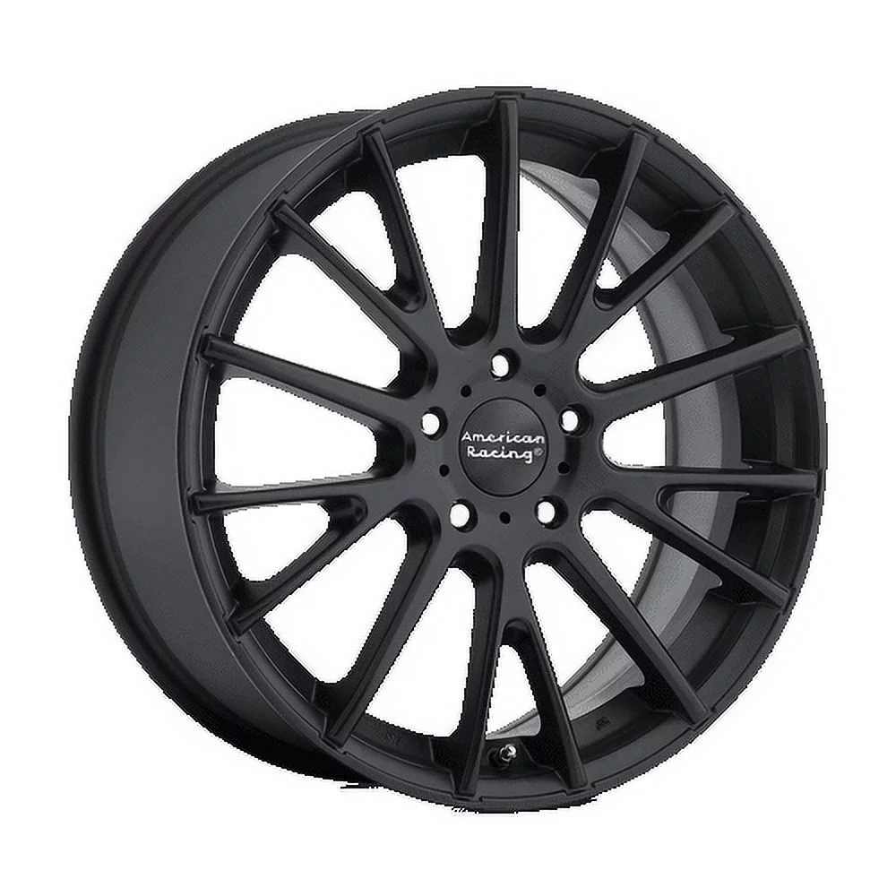 American Racing Aluminum Rim AR904 17X7in Satin Black Finish, AR90477012740 - Inhomebuy