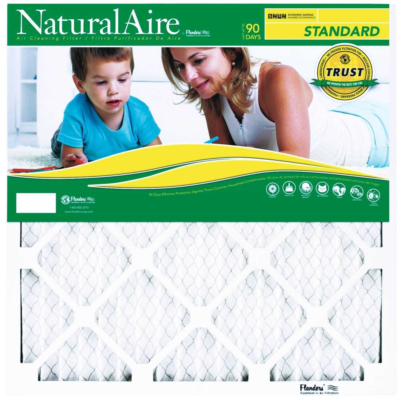 Naturalaire Air Cleaning Filter Odor Eliminator with Baking Soda - Inhomebuy