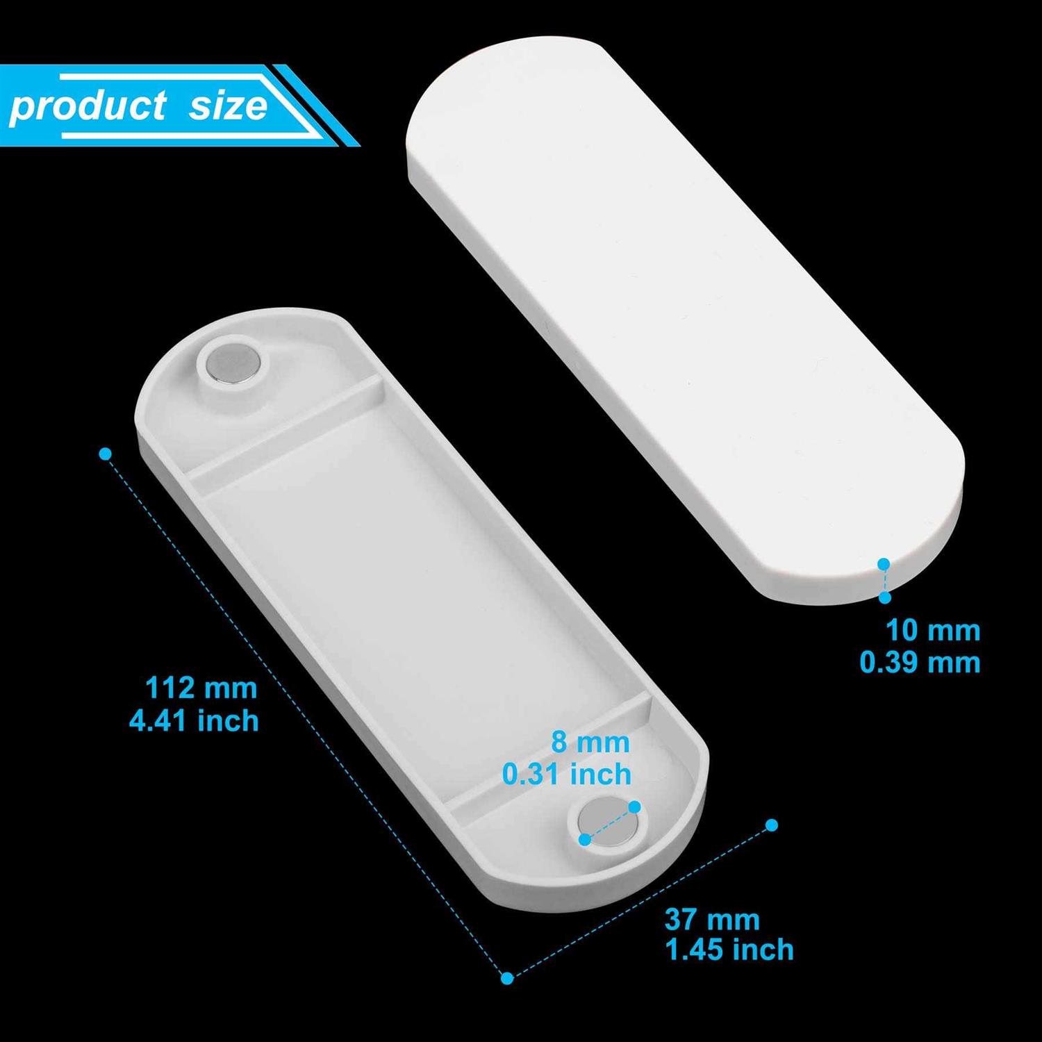 Mvtoe Magnetic Switch and Outlet Cover Light Switch Guards for Flat Mo - Inhomebuy