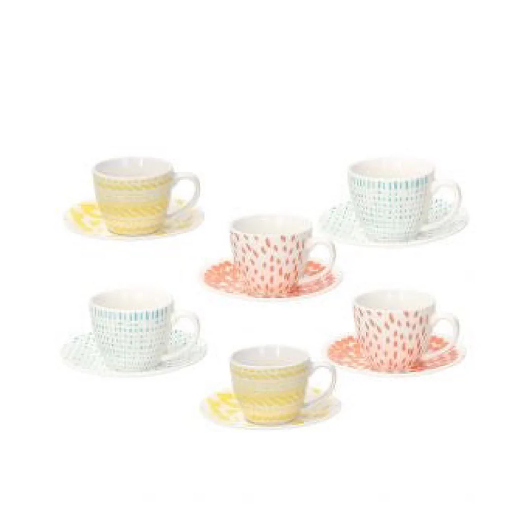 Iris Agua Coffee Set of 6pcs - Inhomebuy
