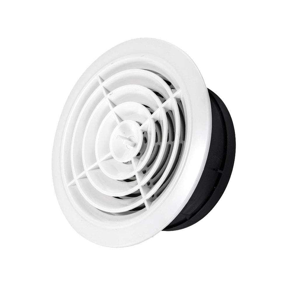 PartsExtra ABS Air Vent Adjustable Round Exhaust Louver Grille Air Ventilation Cover Duct Fan Outlet Vent Soffit Air Vent for House Bathroom - Inhomebuy