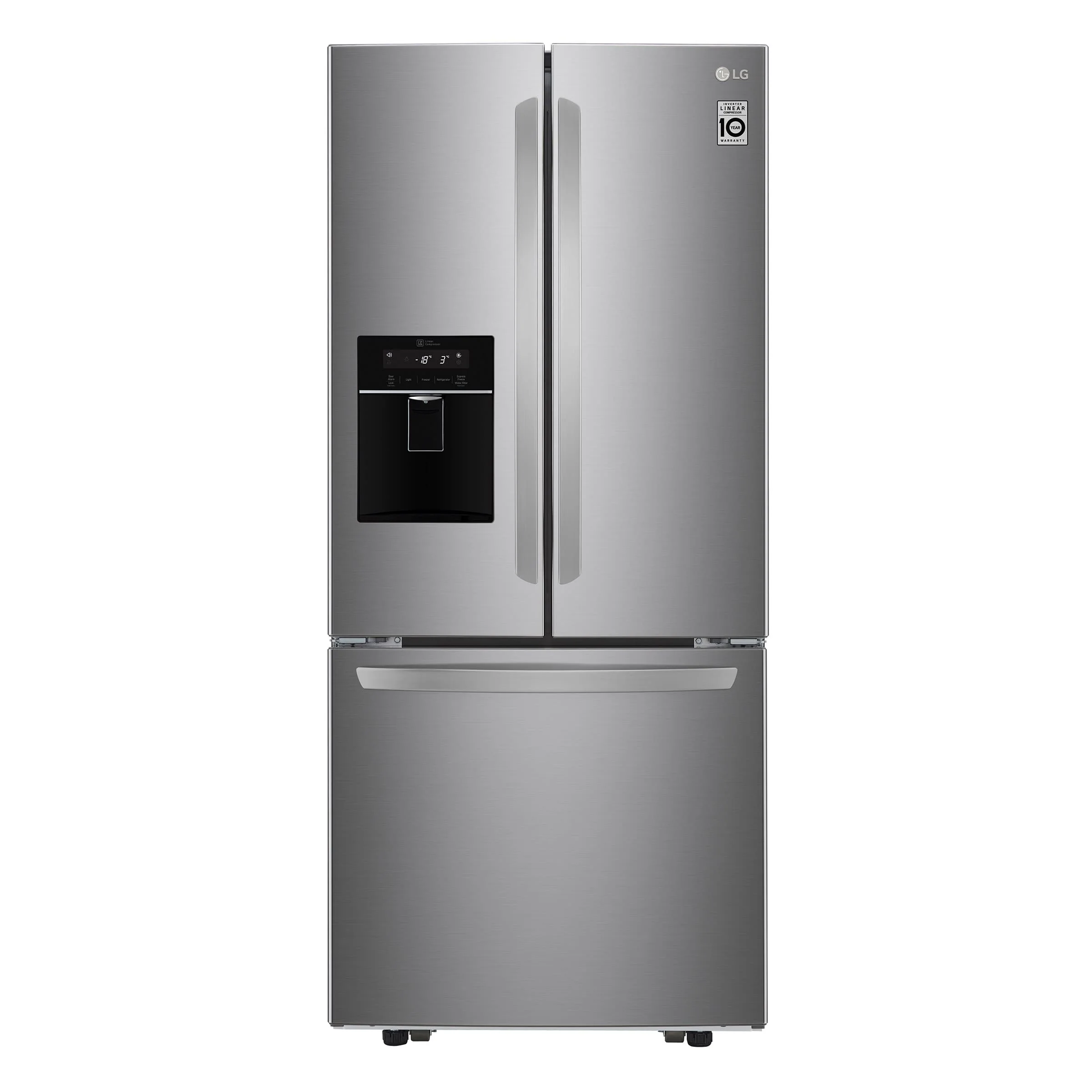 LG 30 in. 22 cu. ft. Stainless Steel French Door Refrigerator - LCFS22EXS - Inhomebuy