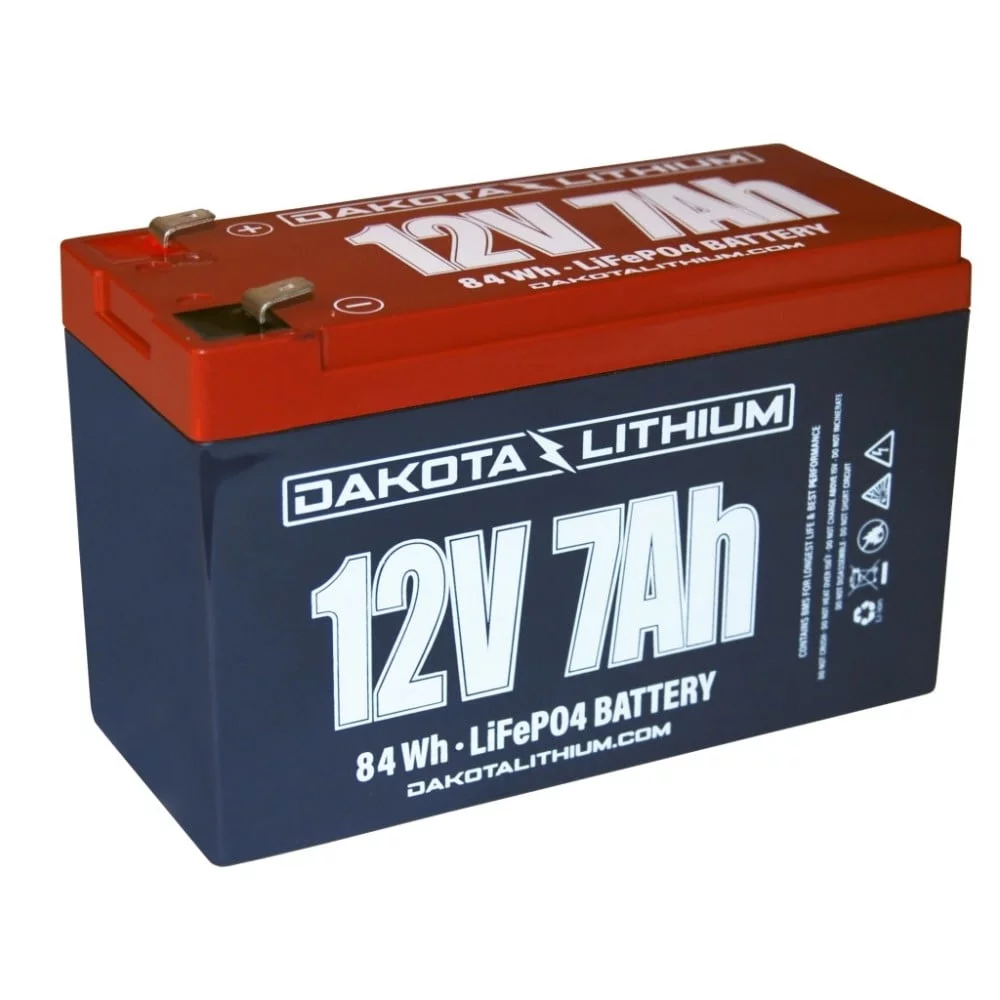 Dakota Lithium Battery 12V 7Ah Lifepo4 - Inhomebuy