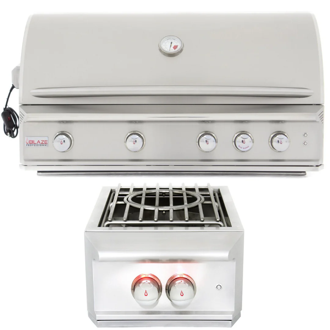 Blaze Professional 44 in. Propane Gas Grill & Burner Package, AP-BLZ-4PRO-LP-3 - Inhomebuy